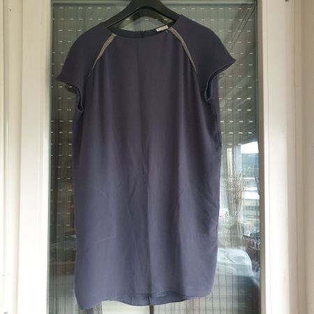 Brunello Cucinelli Seidenkleid Gr. M