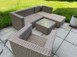 VIP Gartenmöbel Lounge-Set, 4-teilig, ohne Kissen