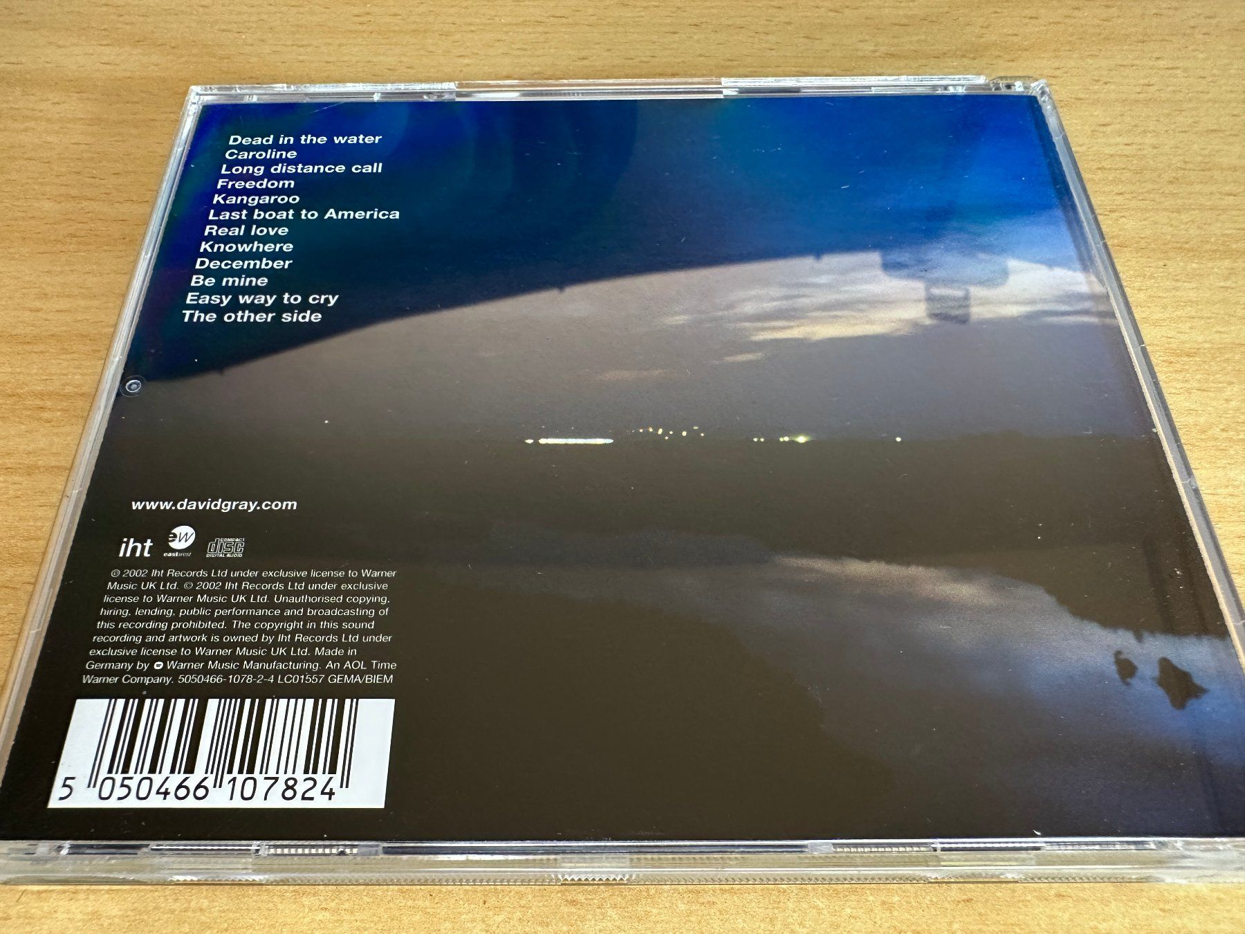 CD: David Gray – A New Day At Midnight – Usato da Rikon im Tösstal venduto da Alpenmutz 1