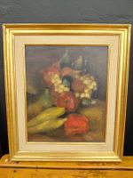 H s/toile Marizta Faes Nature morte "Fruits d'automne"
