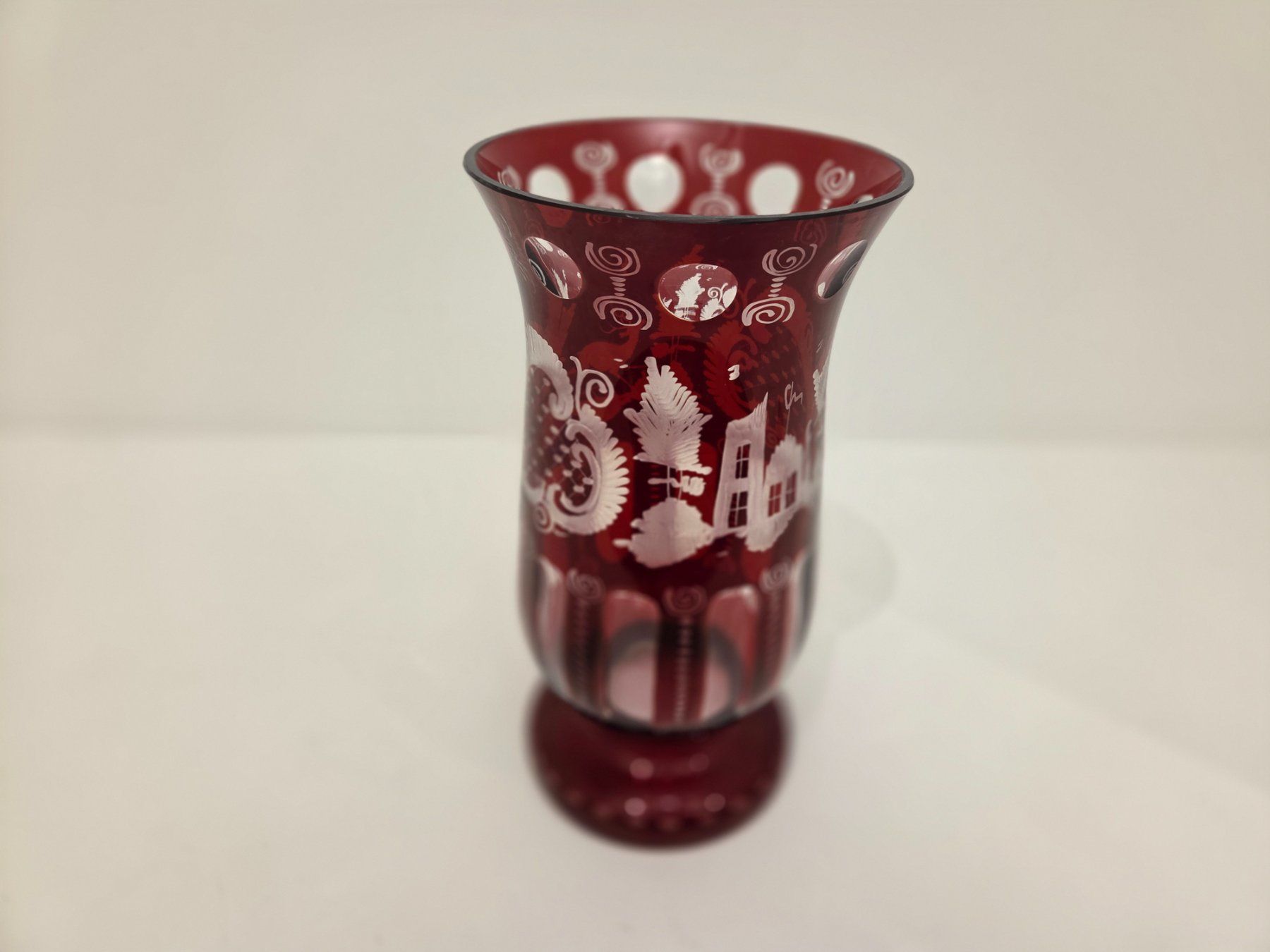 Bicchieri: Antik Kristall Rubinglas 100 Jahre – Usato da Gersau venduto da pd-design-and-art 1