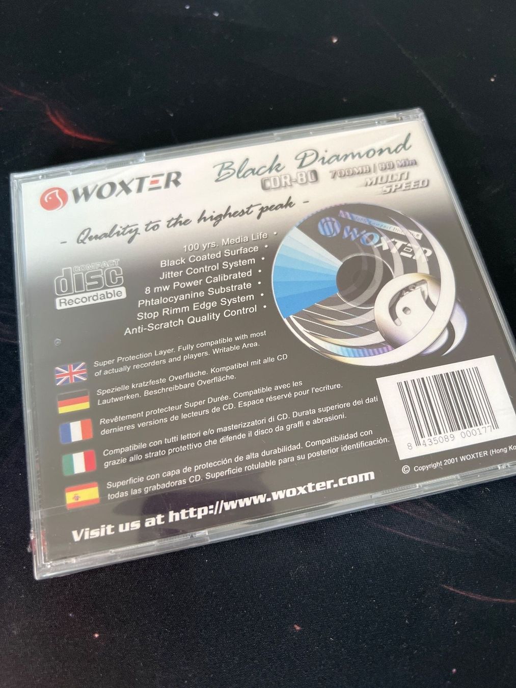 CD & DVD vergini: Black Diamond - Audio Blank CDR 80 Min Compact Disc - NEUF – Nuovo (secondo la descrizione) da Genève venduto da PoissonBlue 1
