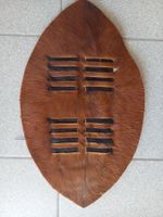 Schild Leder, Afrika / Zulu (Ethno Folk Tribal Art)