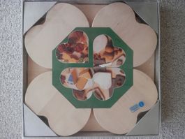 Wunderschönes 4 Personen Zvieriplättli Set