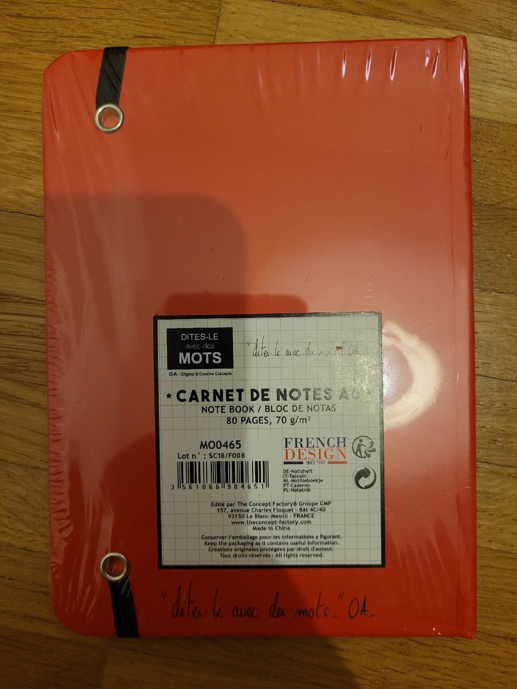 Blocchi: Carnet de notes "Mi-ange, Mi-démon" - NOUVEAU – Nuovo e nell'imballaggio originale da Villars-sur-Glâne venduto da m66_dch5 2