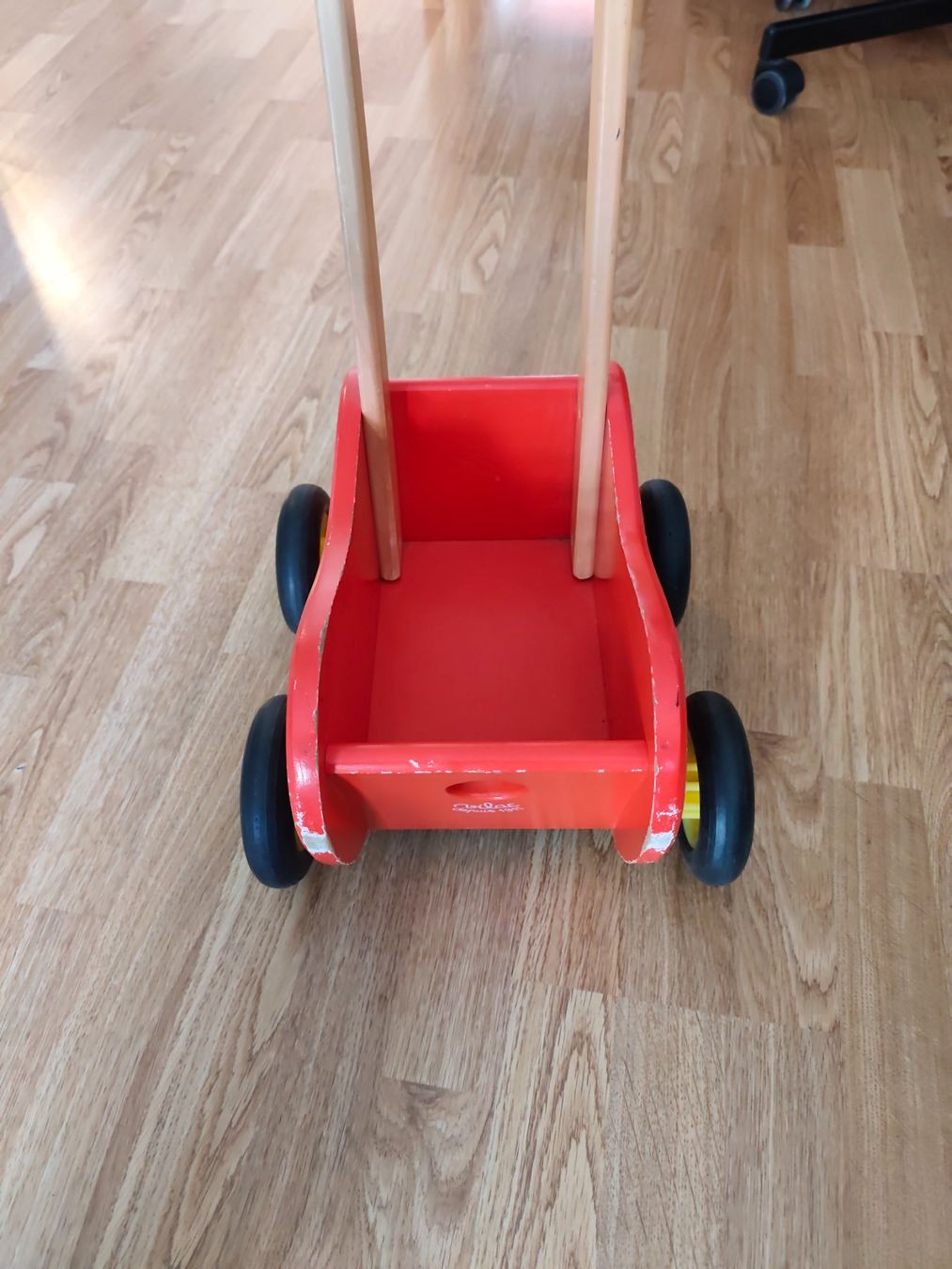 Carrozzine: Holz Kinderwagen rot mit Punkten – Usato da Bern venduto da mejito 1