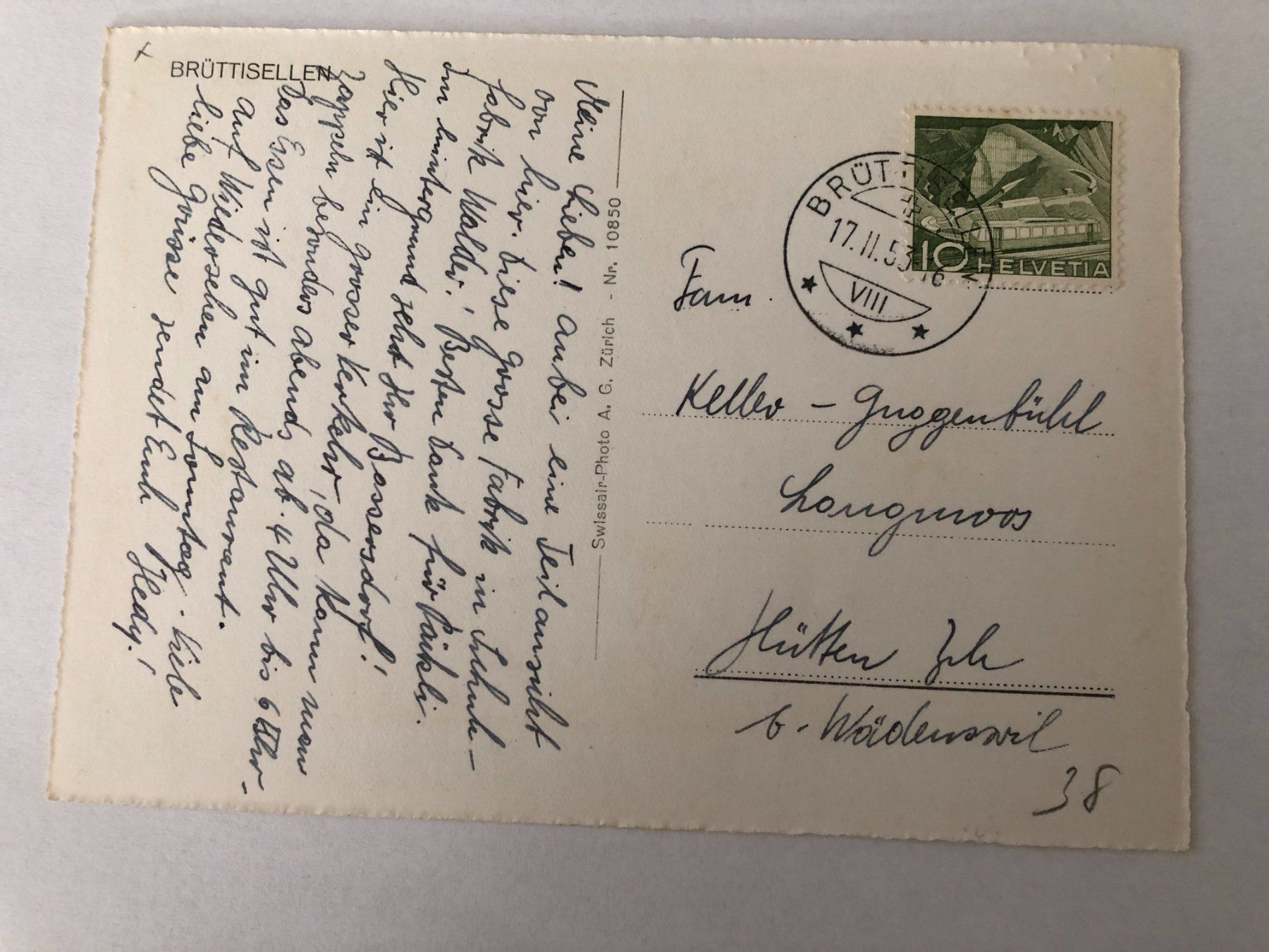 Ansichtskarten: Brüttisellen  1953 – Gebraucht aus Pfäffikon ZH von Waltoversand 1