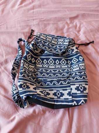 Joli sac à dos ethnique en coton