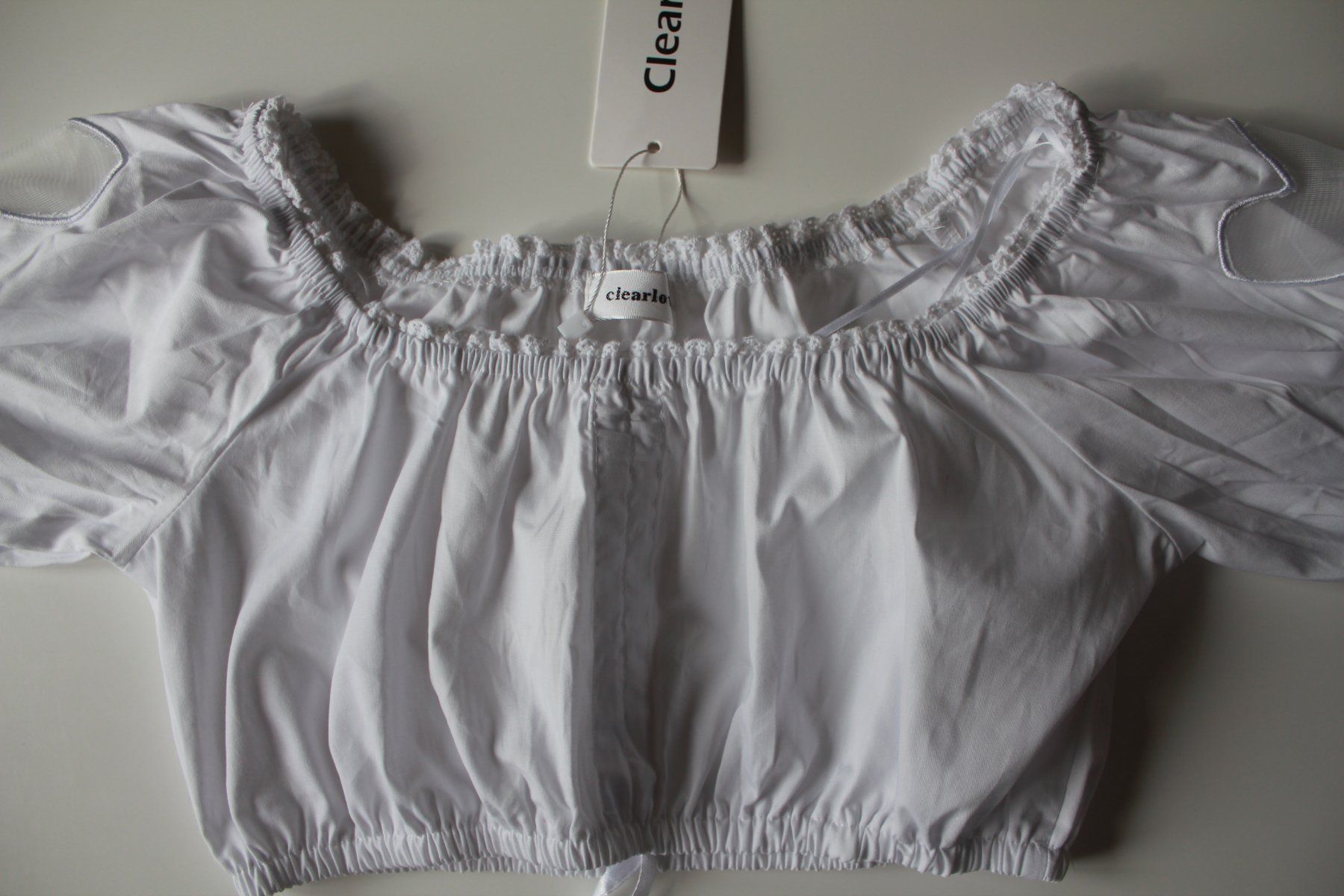 Costumi: Blouse Dirndl  /  Dirndlbluse   t. 34     NEU! – Nuovo e nell'imballaggio originale da Peseux venduto da Gilloss 1