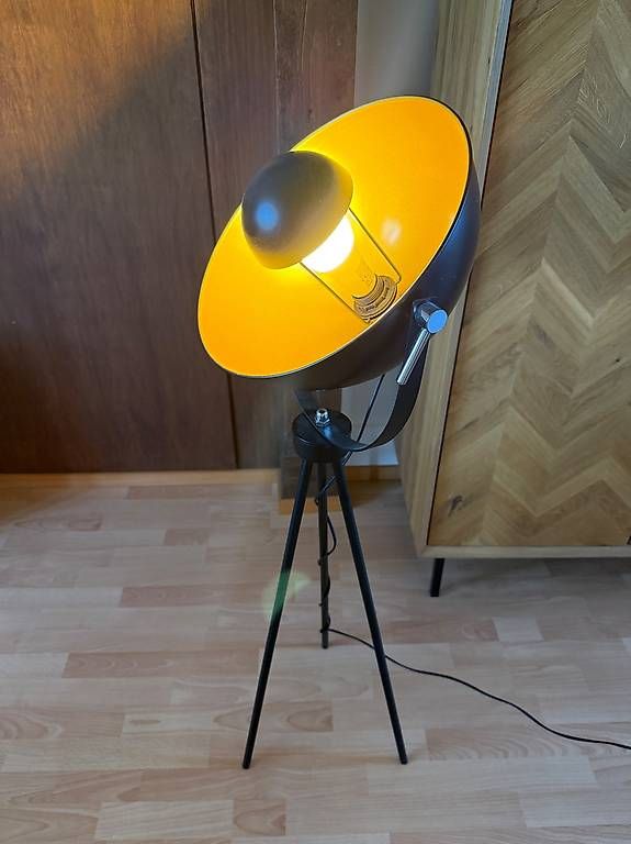 Lampade: Stehlampe NOVA schwarz/gold – Usato da Luzern venduto da FritzWa