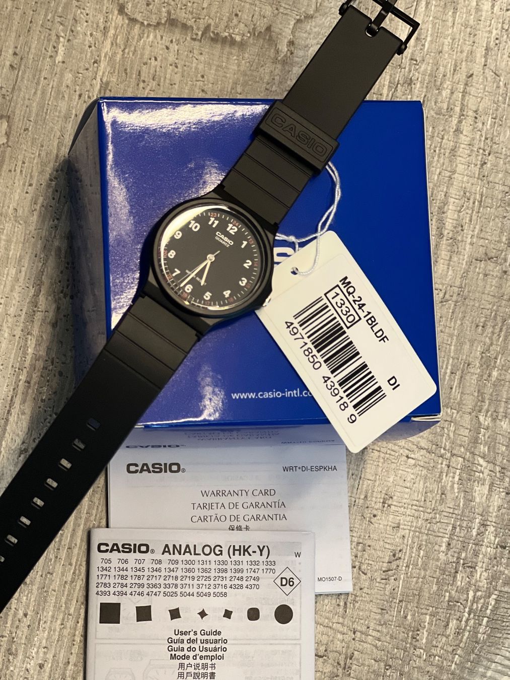 Casio Orologi: Casio Armbanduhren MQ-24-1BLDF – Nuovo e nell'imballaggio originale da Adlikon b.Regensdf venduto da GPITIME 1