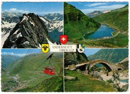 Andermatt - 4 Bild AK