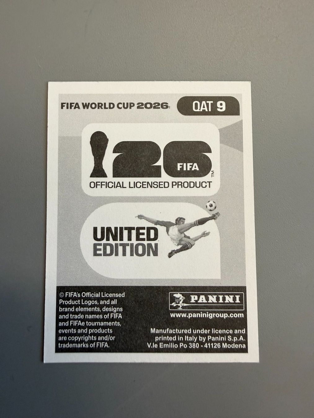 Panini Sammelbilder & Trading cards: Panini Mohammed Mannai QAT9 – Gebraucht aus Liebefeld von Ronaldo-1996 1