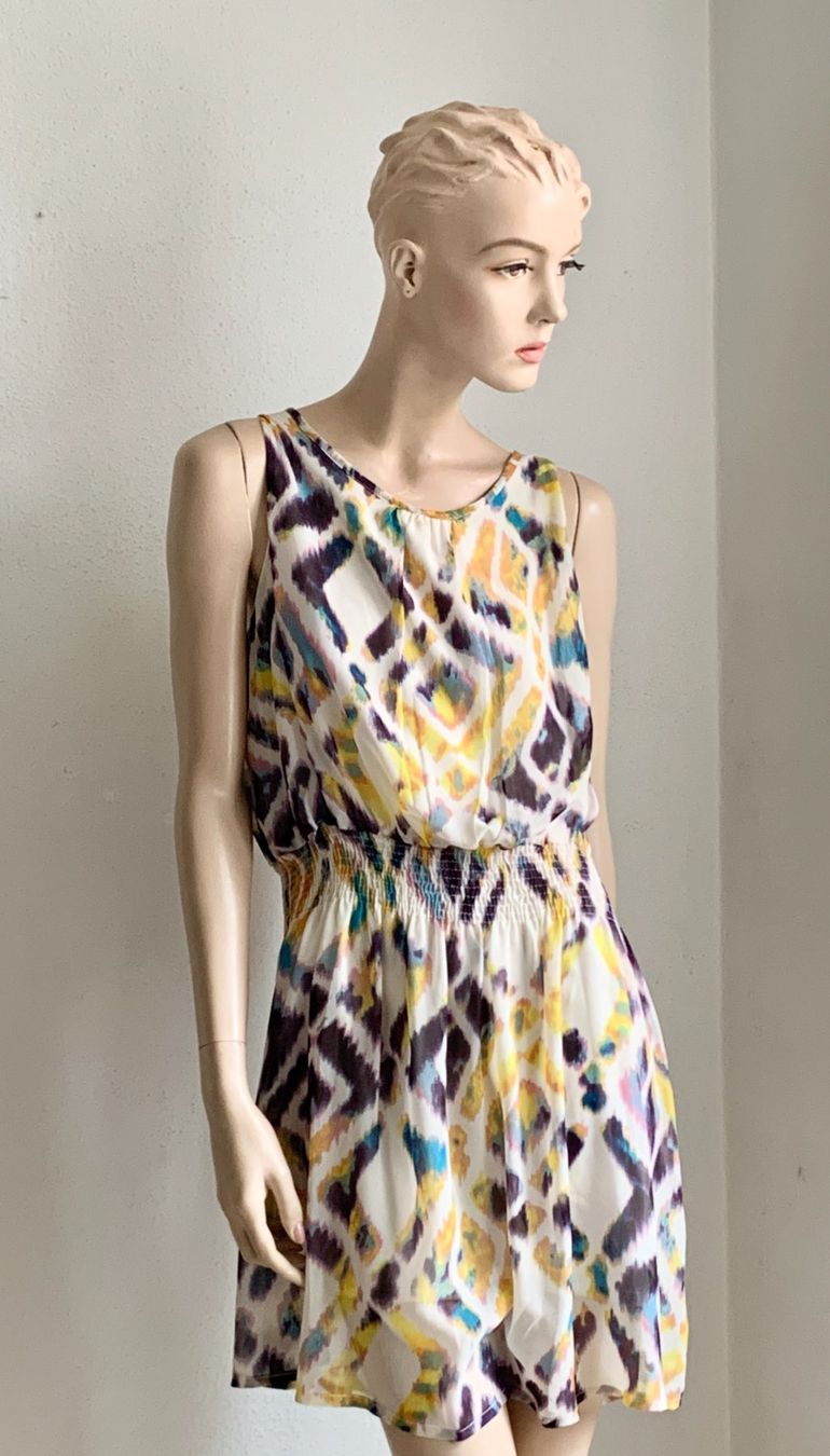 Vestiti: Sommer Kleid mit Leder Taschenbeutel – Usato da Kloten venduto da Nephty 6