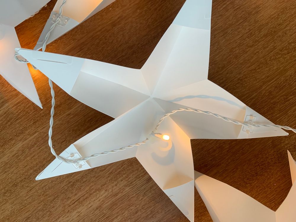 Ikea; Lichterkette Sterne; ca. 10 Meter; Wie Neu Kaufen auf Ricardo