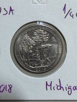 Usa - 25 cents - 2018 Michigan