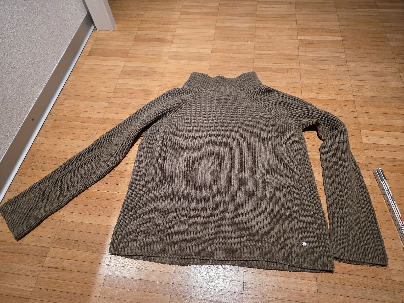 Monari Maglioni & Felpe: Monari Strickpullover, Olivgrün, Grösse 38, Top Zustand – Usato da Laufenburg venduto da may_r2st 5