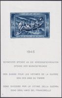 1945, W21 (Spendenblock, Nr.6) postfrisch **, Kat: 200.-