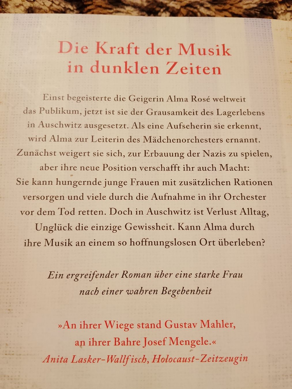 Libri: Die Violinistin von Auschwitz  – Nuovo (secondo la descrizione) da Volken venduto da katz5 1