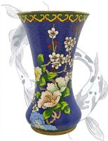 Vase antik "Cloisonne"