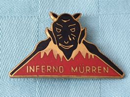INFERNO MÜRREN Mefistoffel altes emailliertes Abzeichen