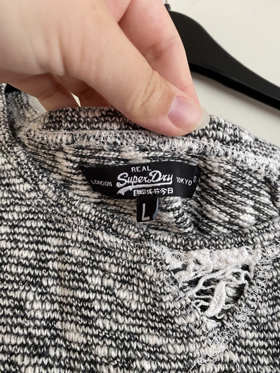 Superdry Maglioni & Felpe: Superdry Pullover mit schönem Spitzensaum Gr. L – Usato da Hünenberg venduto da a.u.849 3
