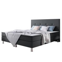 Boxspringbett 180x200 Anthrazit Doppelbett Bett Hotelbett