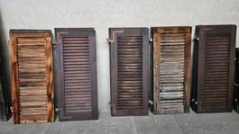 Holzfensterladen
