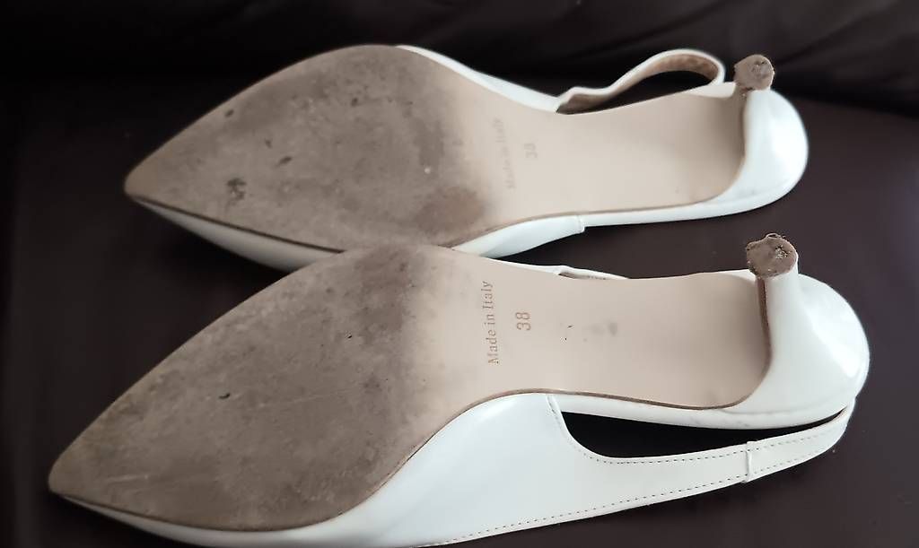 Scarpe da donna: Damen Leder Sandalen weiss gr.38 – Usato da Staufen venduto da mar_wf6r 2