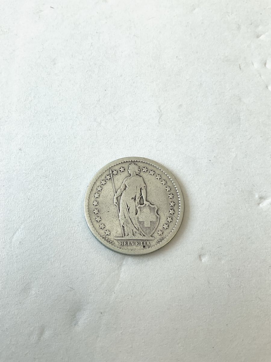 Toutes les monnaies: Ancienne pièce de 2 francs en argent, daté de 1874  – D'occasion à Malleray par Robot12 1