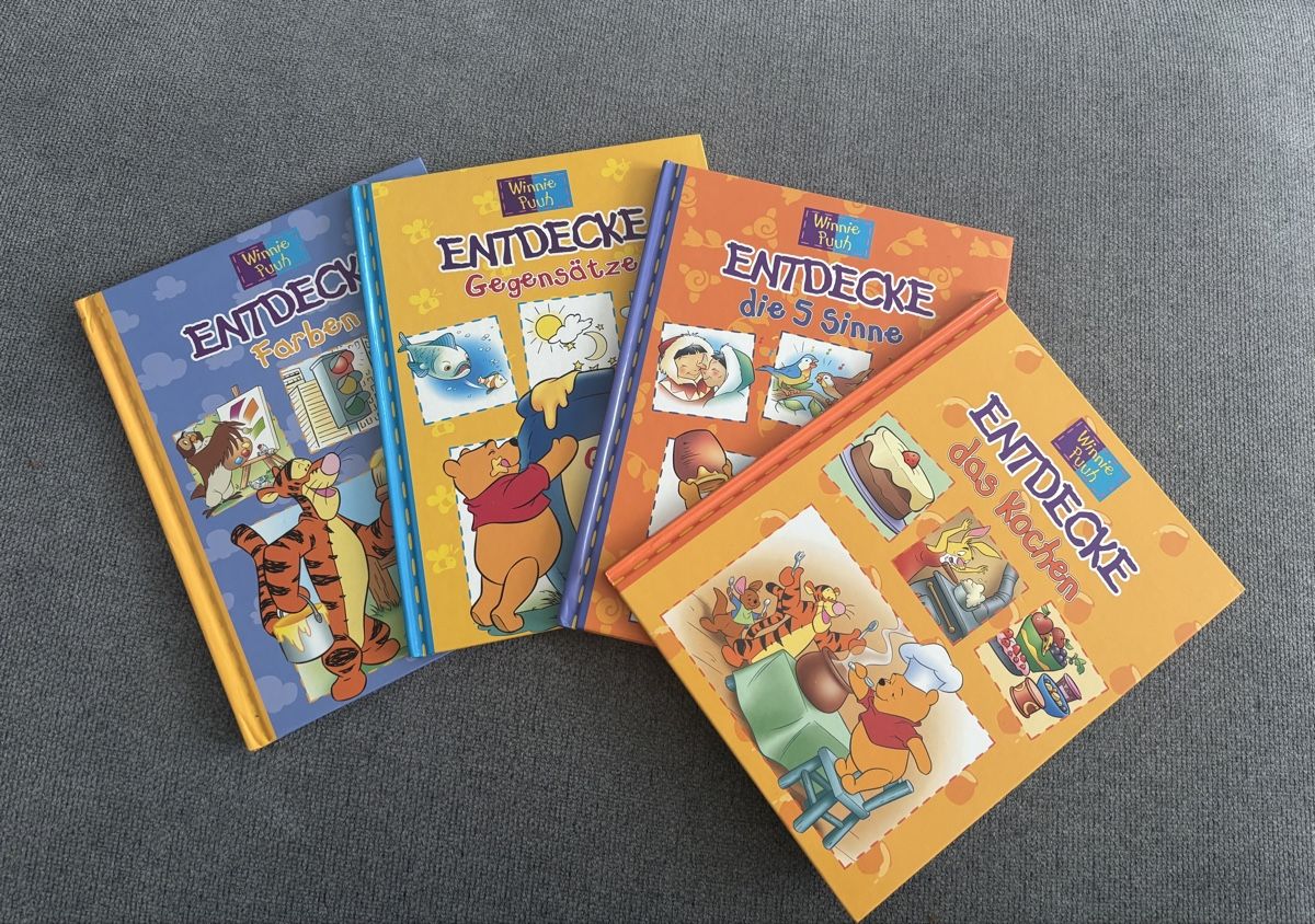 Libri: Winnie Puuh: Entdecke Farben, Gegensätze, Sinne, Kochen – Usato da Urdorf venduto da leoale