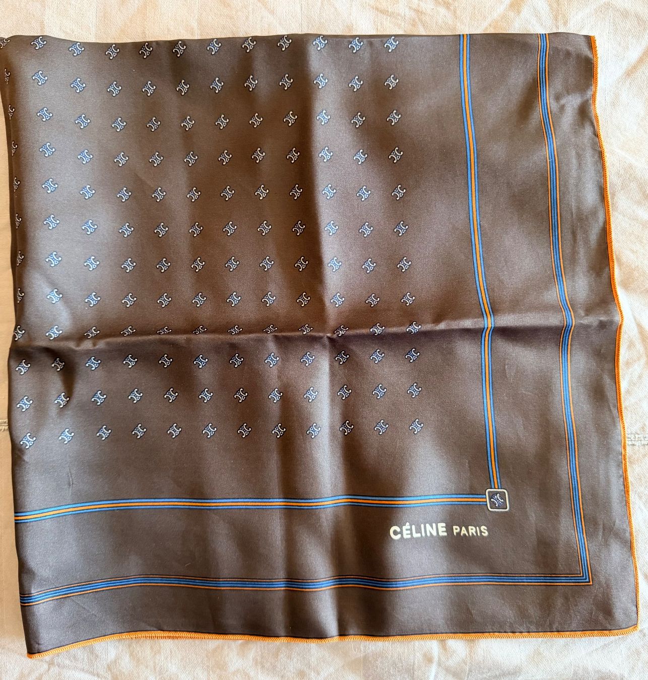 Celine Foulard & Sciarpe: Authentic CÉLINE Paris Silk Scarf excellent condition – Usato da Gockhausen venduto da van_82kh 1