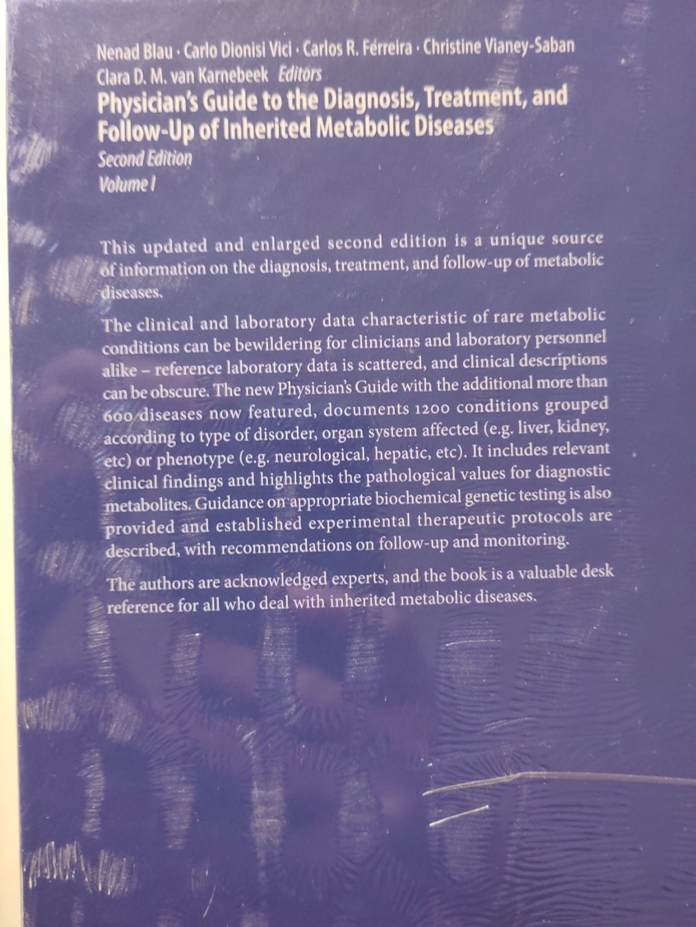 Libri: Inherited Metabolic Diseases – Nuovo e nell'imballaggio originale da Bülach venduto da Tiefschlaflos 1