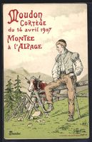 Moudon, Cortége 1907, Montée à l'Alpa