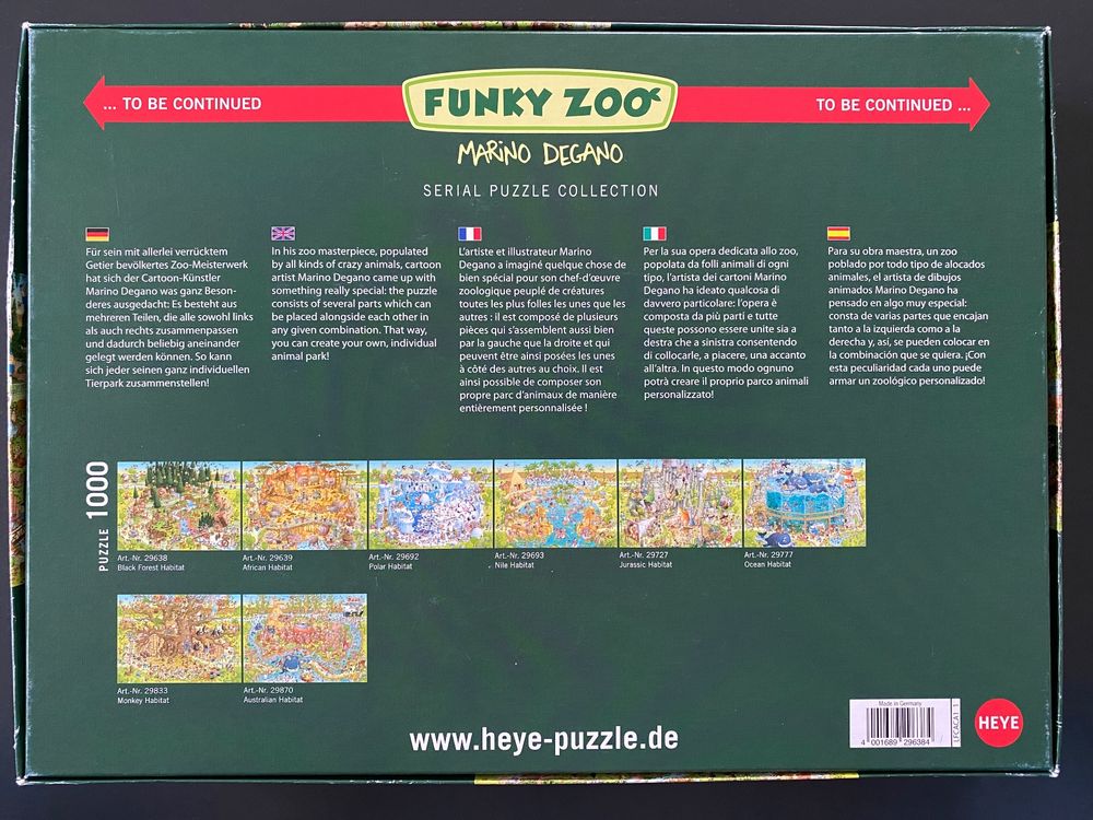 Heye Puzzle 1000 Pezzi "Sergente Aiuola": Divertente E Stimolante Per Ragazzi E Ragazze