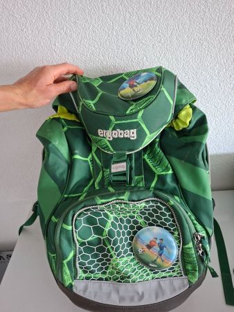 Schulsack von Ergobag mit dazugehörigem Turn-Rucksack