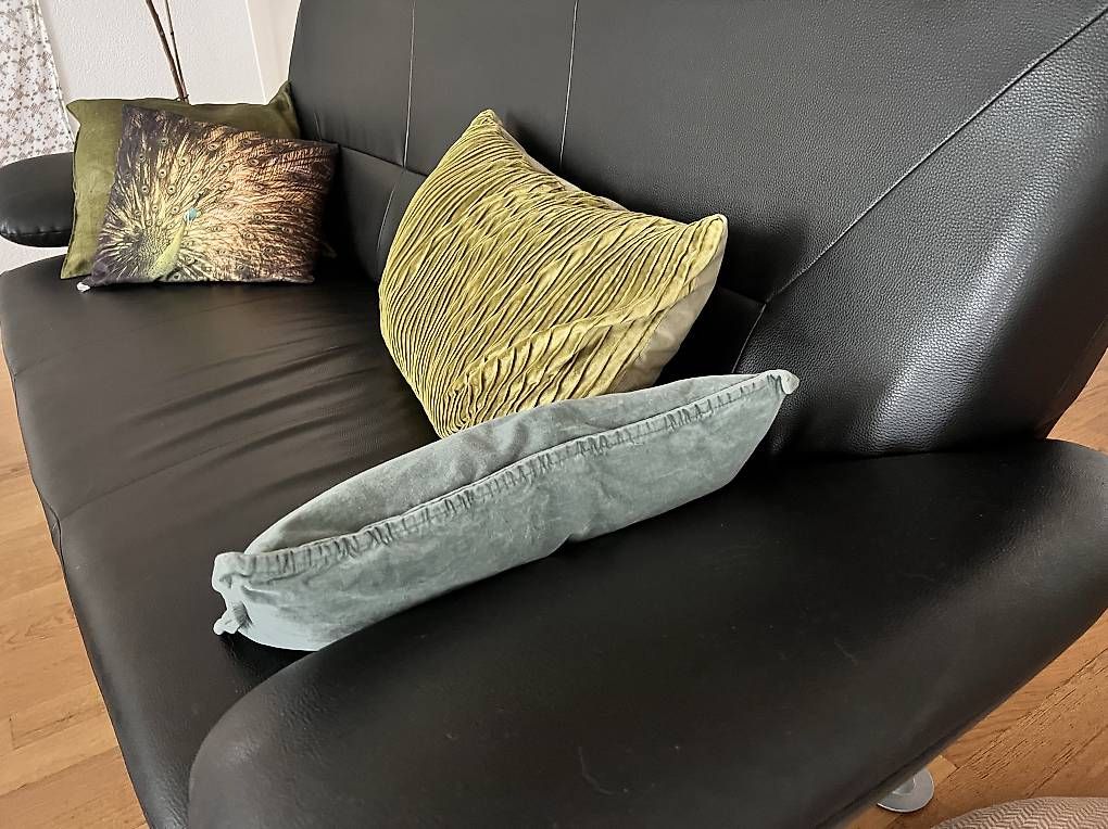 Sofas: Leder Sofa schwarz gratis  – Gebraucht aus Klingnau von bel_7yll 2