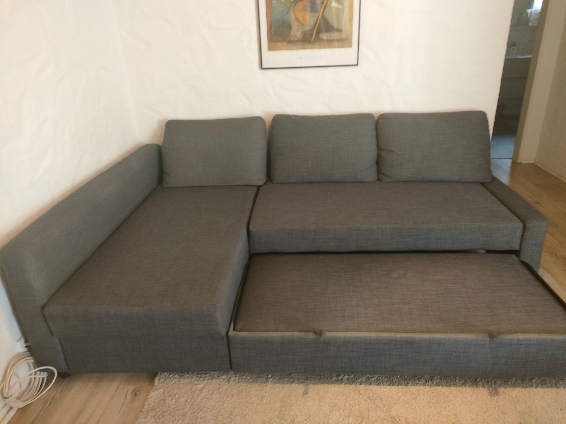Divani: Ecksofa Schlaffunktion grau guter Zustand – Usato da Schaffhausen venduto da Gifamo 1