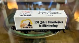Wagon Märklin "150 Jahre Eisenbahn" HO 1995