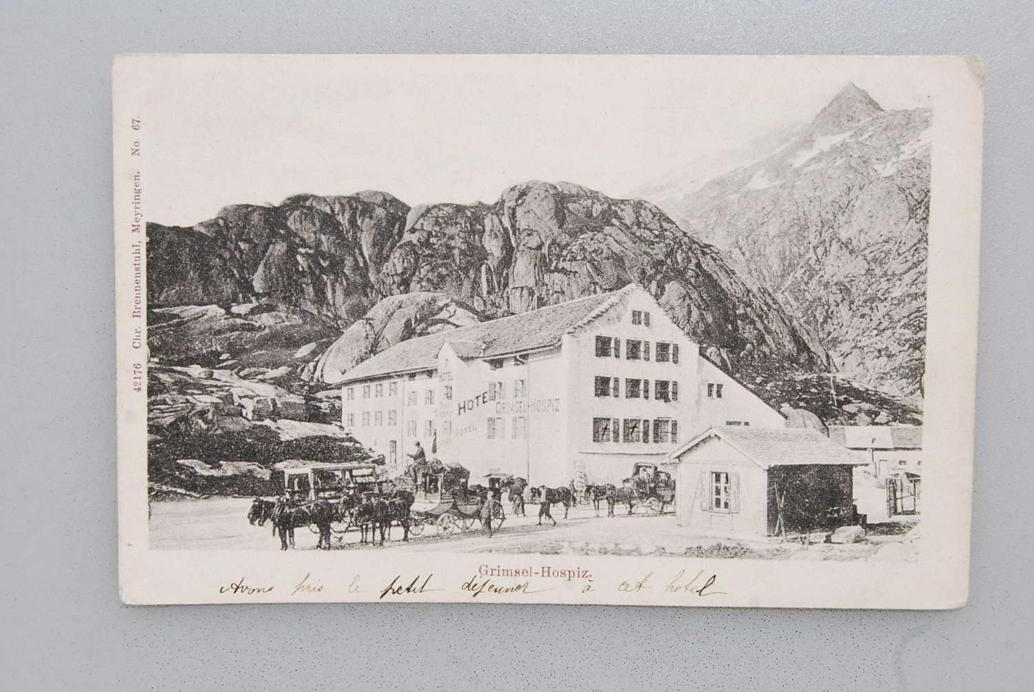 Cartoline postali: AK Grimsel Hospiz – Usato da Rüfenacht BE venduto da Toro06