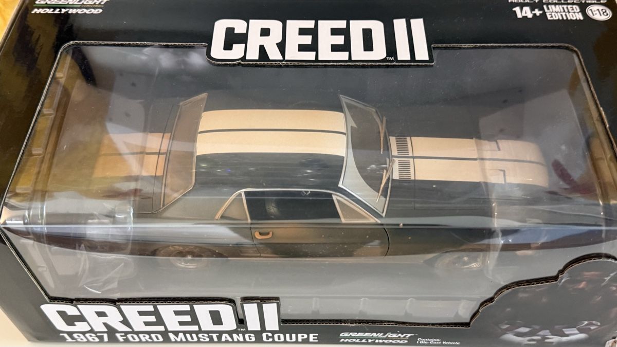 Greenlight Modellautos: Greenlight 1967 Ford Mustang Coupe - Creed II, 1:18 – Gebraucht aus Basel von Zomeg 2