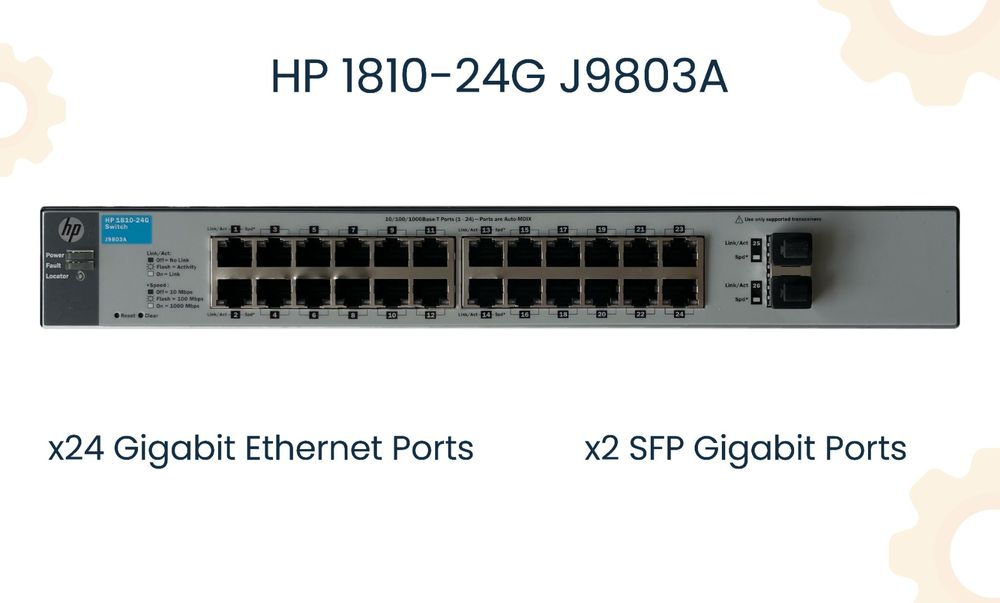 Hewlett Packard Hubs & Switches: HP 1810-24G J9803A – Gebraucht aus Villars-sur-Ollon von rom_852b 3