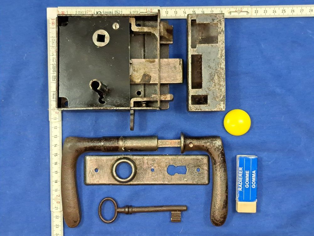 Ghzste Türschloss Set Schwarz - Manganstahl Hebel Schloss Für Innentüren