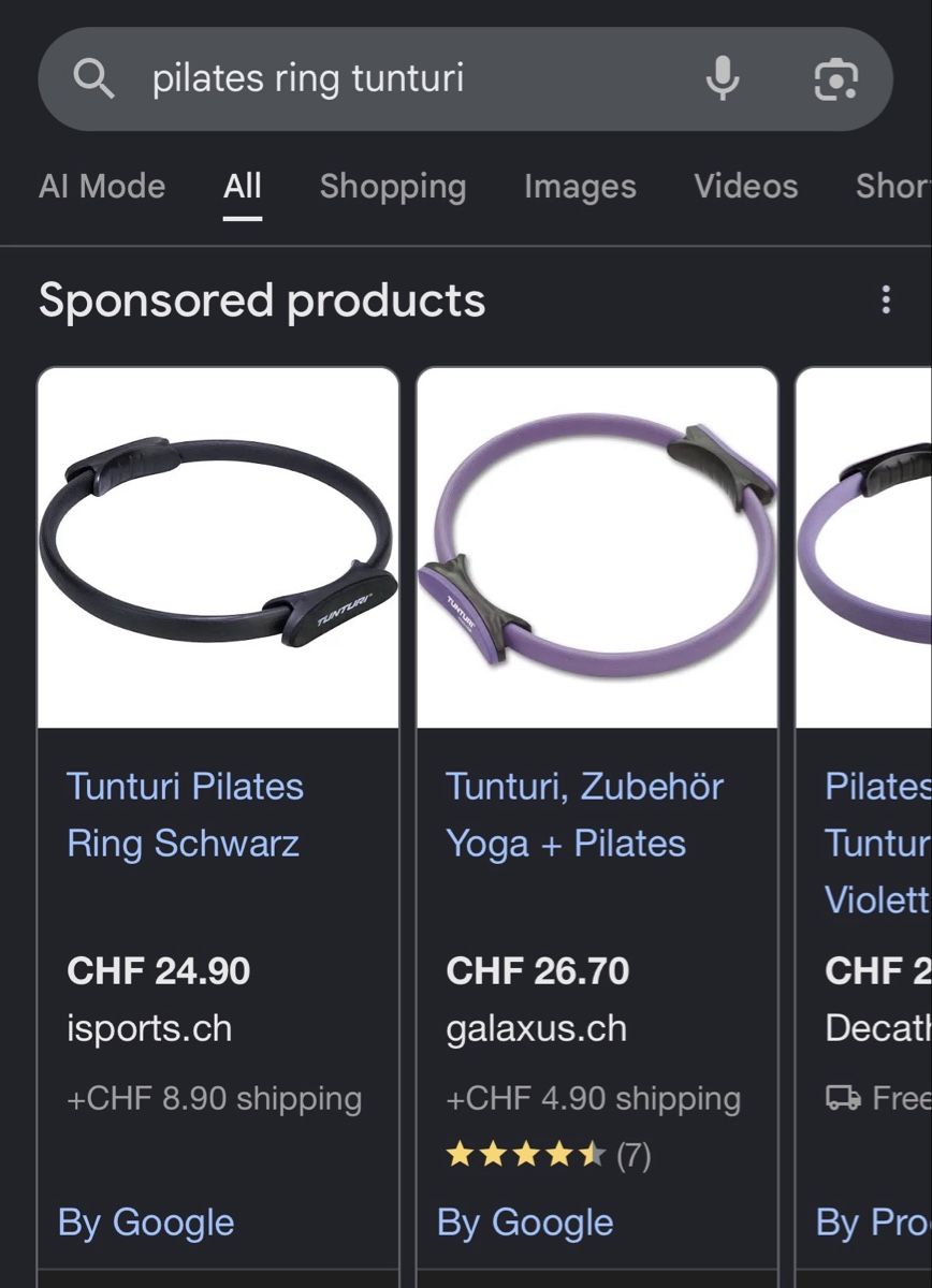 Tunturi Vélos d'appartement: Tunturi Pilates Ring - new – Neuf (Voir description) à Zürich par Benutzername-B