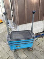 Originaler alter HAZET Werkstattwagen Werkzeugwagen blau