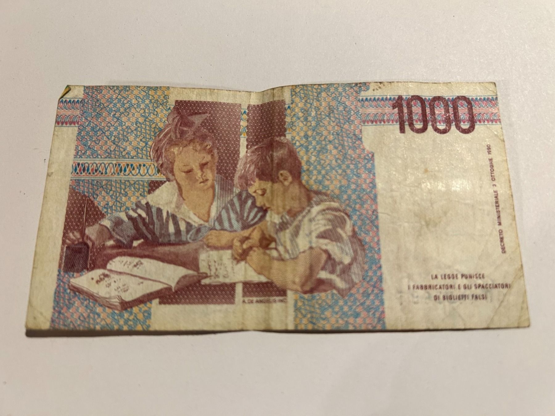 Banconote: Italien 1990, 1000 Lire – Usato da Bettwiesen venduto da mad_cl6y 1