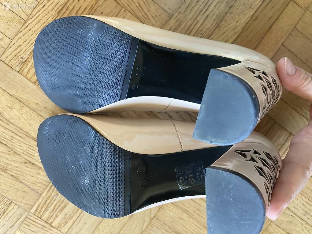 Scarpe da donna: Damen Schuhe gr 38 Leder Lack – Usato da Basel venduto da vla_6zt2 3