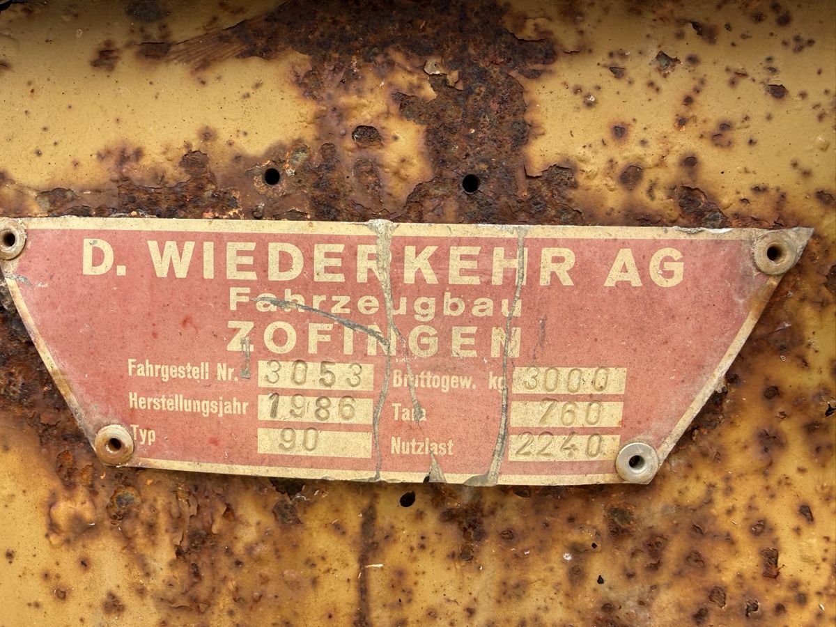 Wiederkehr Remorques: Transport Anhanger  – D'occasion à Niederbipp par baggerch 4
