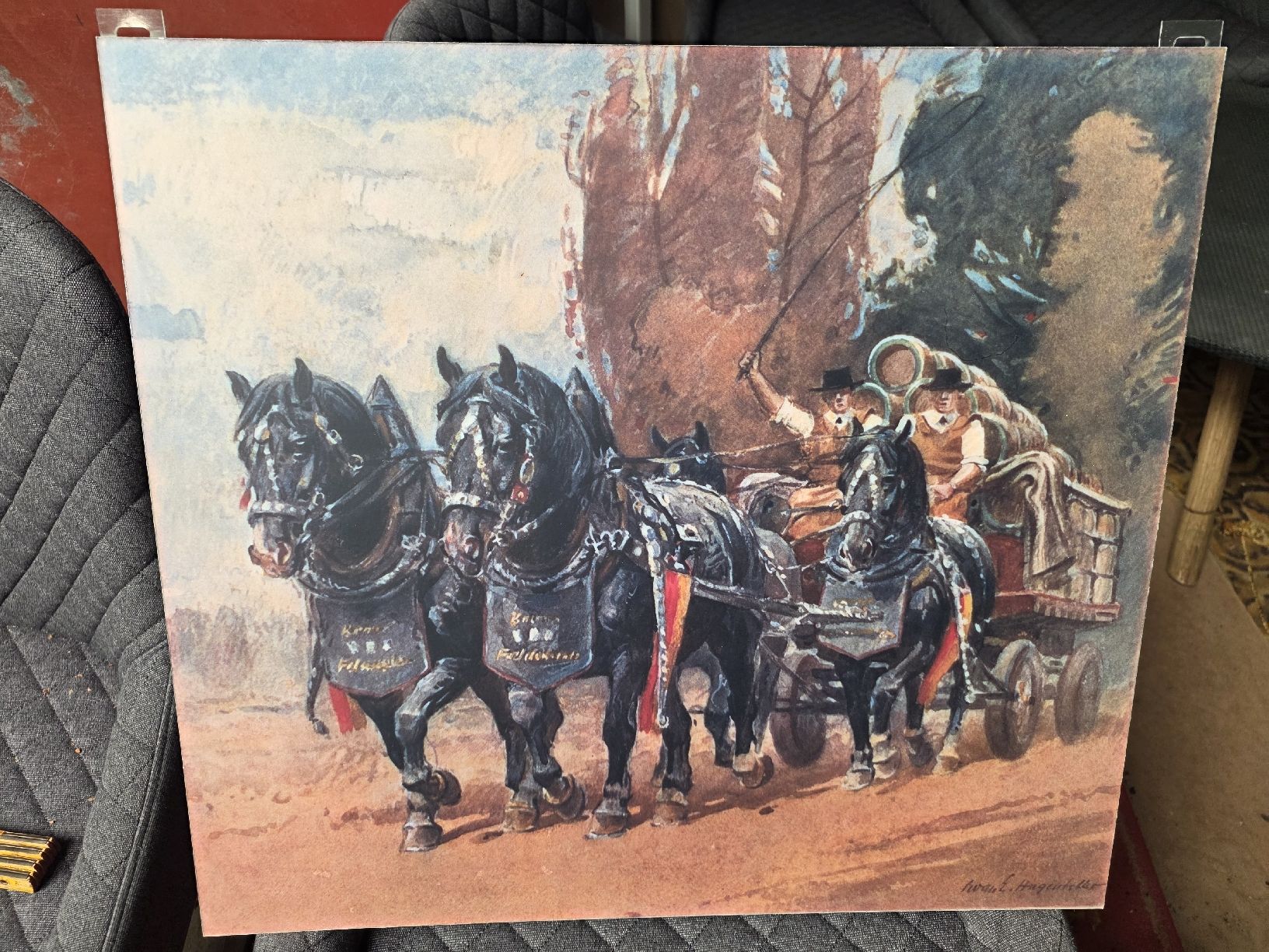 Feldschlösschen Schilder: Feldschlösschen Werbeschild 50x55cm – Gebraucht aus Kriens von Clevero 1