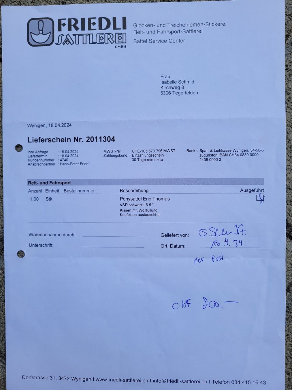 Sattel & Sattelzubehör: Pony Sattel Eric Thomas schwarz Grösse 16.5 fast neu – Gebraucht aus Tegerfelden von Tiggerfreund 4